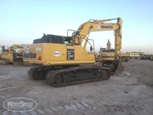 Back corner of used Excavator